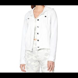 NWOT. Never worn. Denim Jacket Sweatshirt.